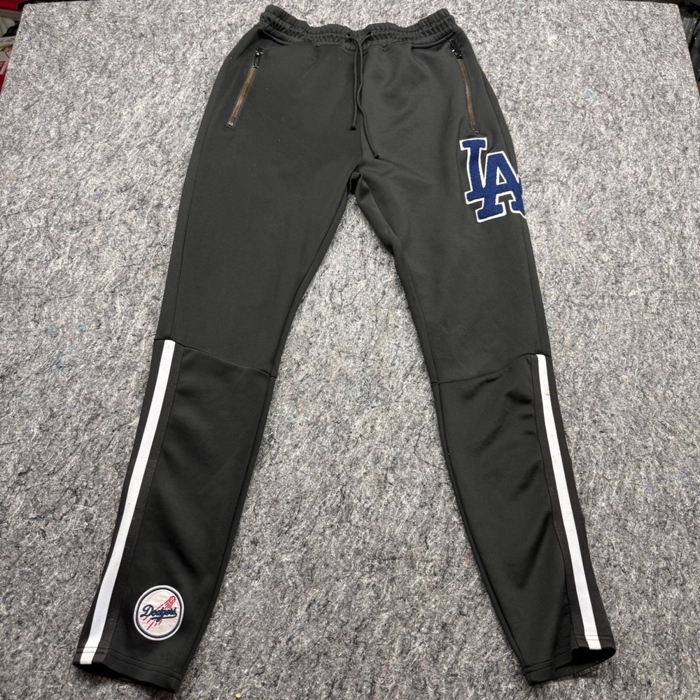 Pro Standard Los Angeles Dodgers Track Pants Mens Large Black Joggers‎ LA MLB